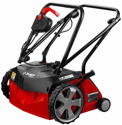 Скарификатор-аэратор электрический ЗУБР, 1000Вт, 4000 об/мин, ширина обработки 32 см, ЗСЭ-32-1000