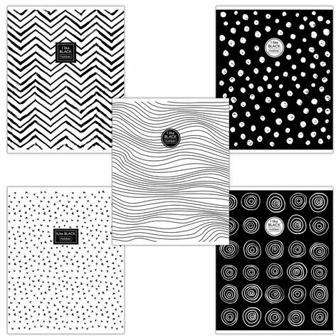 Тетрадь А5 48 л. HATBER скоба, клетка, ламинация, "I Like Black" (5 видов в спайке), 48Т5лВ1