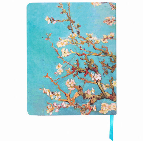 Тетрадь А5 (168х208 мм), 80 л., сшивка, клетка, под кожу, бумага 70 г/м2, фольга, BRAUBERG VISTA, "Almond", 403917