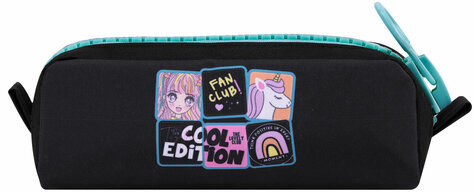 Пенал BRAUBERG с объемной "тракторной" молнией, 1 отделение, ткань, 22х8х6,5 см, "Cool anime", 272342