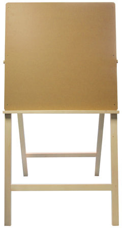 Мольберт напольный BRAUBERG ART CLASSIC &quot;Хлопушка&quot;, планшет 60x60см, в собр.виде 60x120x5см, 190659