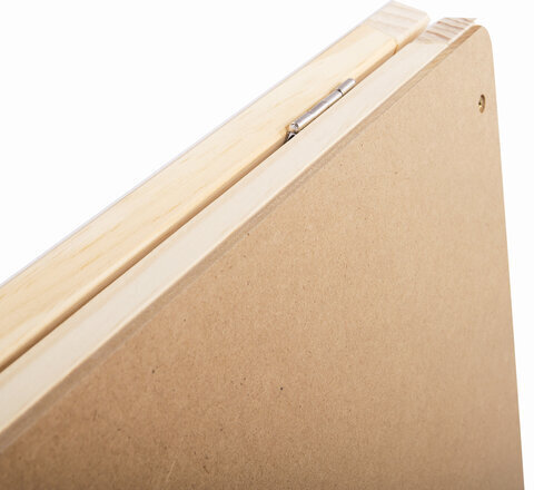 Мольберт напольный BRAUBERG ART CLASSIC "Хлопушка", планшет 60x60см, в собр.виде 60x120x5см, 190659