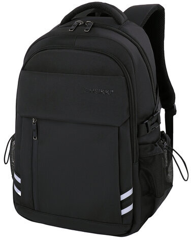 Рюкзак HEIKKI CHALLENGE (ХЕЙКИ) универсальный, 2 отделения, отделение для ноутбука, черный, 47х32х17 см, 272580