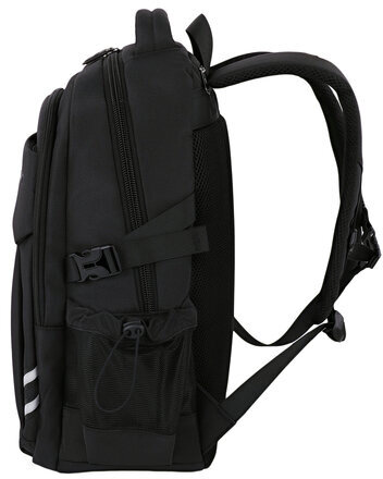 Рюкзак HEIKKI CHALLENGE (ХЕЙКИ) универсальный, 2 отделения, отделение для ноутбука, черный, 47х32х17 см, 272580