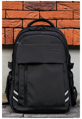 Рюкзак HEIKKI CHALLENGE (ХЕЙКИ) универсальный, 2 отделения, отделение для ноутбука, черный, 47х32х17 см, 272580