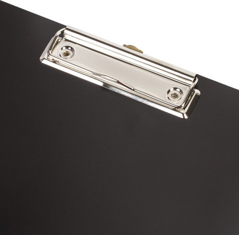 Доска-планшет BRAUBERG Contract сверхпрочная с прижимом А4 (313х225 мм), пластик, 1,5 мм, ЧЕРНАЯ, 223491