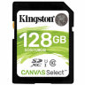 Карта памяти SDXC 128 GB KINGSTON Canvas Select Plus UHS-I U1, 100 Мб/сек (class 10), SDS2/128GB