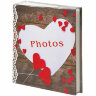 Фотоальбом BRAUBERG "С любовью" на 200 фото 10х15 см, твердая обложка, термосварка, 391158