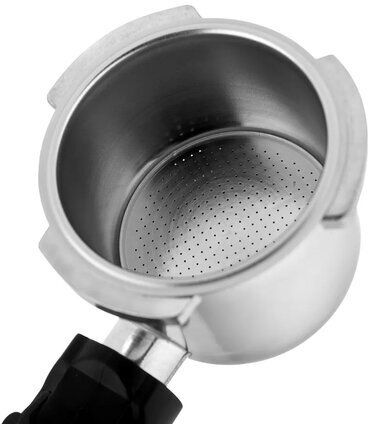 Кофеварка рожковая BRAYER BR1103, 950 Вт, объем 1,2 л, 4 бар, ручной капучинатор, серебро