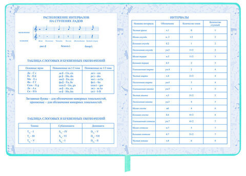 Дневник для музыкальной школы 48 л., обложка кожзам твердая, фольга, BRAUBERG, КОТИК, 107367