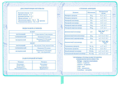 Дневник для музыкальной школы 48 л., обложка кожзам твердая, фольга, BRAUBERG, КОТИК, 107367