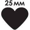 Дырокол фигурный "Сердце", диаметр вырезной фигуры 25 мм, ОСТРОВ СОКРОВИЩ, 227160