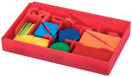 Касса цифр и счетных материалов 132 элемента, пенал, ПИФАГОР, 106146