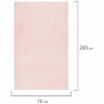 Простыня розовая рулонная с перфорацией 100 шт., 70х200 см, спанбонд 12 г/м2, LAIMA UNIVERSAL, 631140