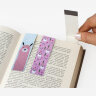 Закладки для книг с магнитом "ЛАМЫ", набор 6 шт., блестки, 25x196 мм, ЮНЛАНДИЯ, 111642