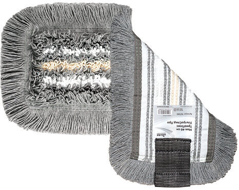 Насадка МОП для держателя 40 см, уши (ТИП УВ) ПЭ/хлопок/микрофибра, VILEDA "ТриоПлюс УльтраСпидПро"