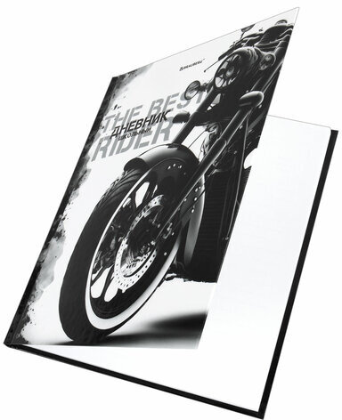 Дневник 1-11 класс 40 л., твердый, BRAUBERG, глянцевая ламинация, "Байк", 106849