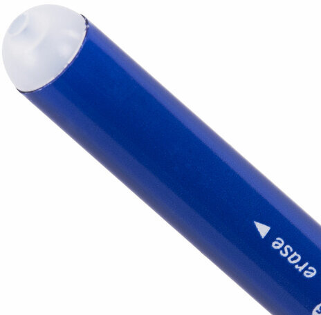 Ручка стираемая гелевая + 9 стержней в ПЛАСТИКОВОЙ ТУБЕ, СИНЯЯ, игольчатый наконечник 0,5 мм, линия 0,35 мм, BRAUBERG, 144093