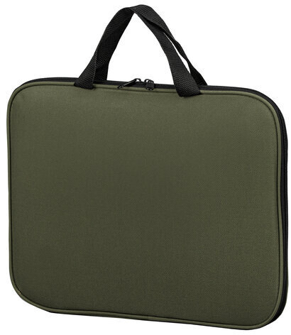 Папка на молнии с ручками STAFF EVERYDAY, А4, полиэстер, хаки, 270737