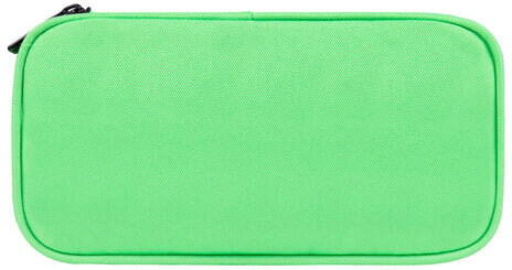 Пенал-косметичка BRAUBERG, 1 отделение, органайзер, полиэстер, 22x11,5x6 см, зеленый, 270844