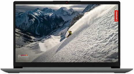 Ноутбук LENOVO IP1 15AMN7 15,6" Ryzen 3 7320U 8 Гб, SSD 256 Гб, NO DVD, no OS, серый, 82VG00LSUE