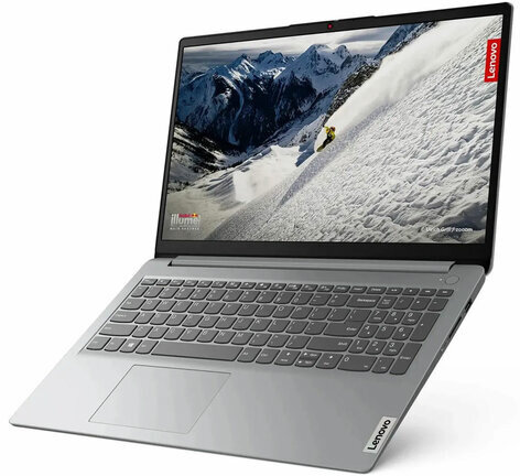 Ноутбук LENOVO IP1 15AMN7 15,6" Ryzen 3 7320U 8 Гб, SSD 256 Гб, NO DVD, no OS, серый, 82VG00LSUE