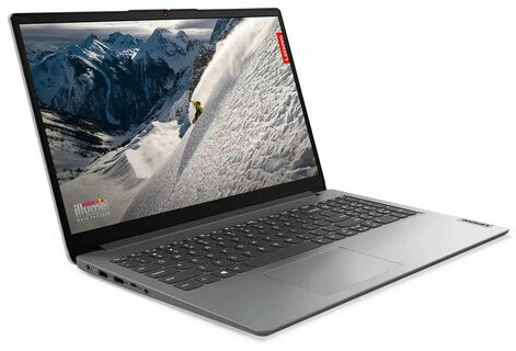 Ноутбук LENOVO IP1 15AMN7 15,6" Ryzen 3 7320U 8 Гб, SSD 256 Гб, NO DVD, no OS, серый, 82VG00LSUE