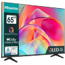 Телевизор HISENSE 65E7KQ, 65" (164 см), 3840x2160, 4K, 16:9, SmartTV, Wi-Fi, черный