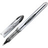 Ручка-роллер UNI-BALL (Япония) "Vision Elite", ЧЕРНАЯ, корпус серый, узел 0,8 мм, линия письма 0,6 мм, UB-200(08)BLACK