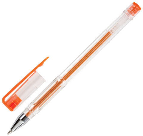 Ручки гелевые ПИФАГОР, НАБОР 6 ЦВЕТОВ, БЛЕСТКИ, корпус прозрачный, узел 0,7 мм, линия письма 0,5 мм, 142796