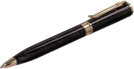 Ручка подарочная шариковая GALANT "TINTA MARBLE", корпус коричневый, золотистые детали, узел 0,7 мм, синяя, 143501