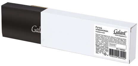 Ручка подарочная шариковая GALANT "TINTA MARBLE", корпус коричневый, золотистые детали, узел 0,7 мм, синяя, 143501