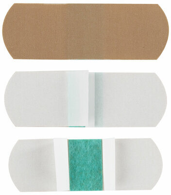 Набор лейкопластырей бактерицидных 20 шт. ВЕРОФАРМ, 4 размера, телесные, 20035854