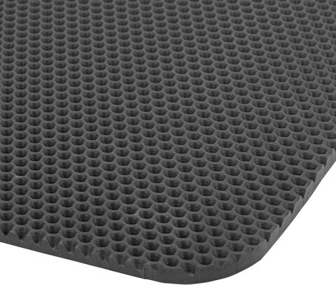 Коврик EVA / ЭВА универсальный 50х67см ячеистый (СОТЫ) применим для сушки посуды, кухни, ванной, прихожей, животных, цвет СЕРЫЙ LAIMA,608713