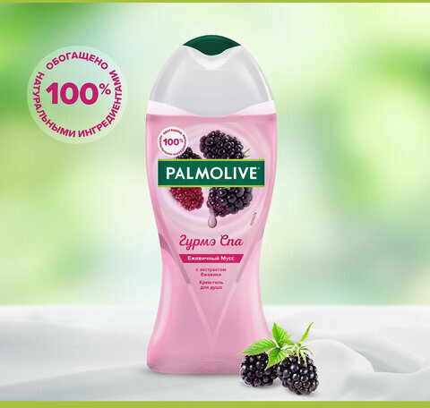 Гель для душа 250 мл, PALMOLIVE ГУРМЭ СПА "Ежевичный мусс", 8718951180369