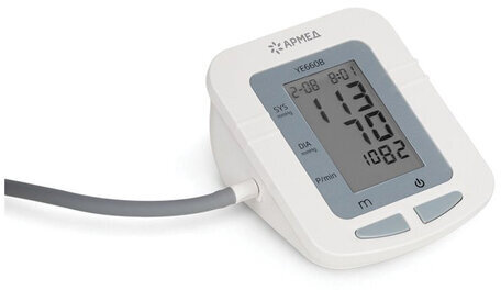 Тонометр АРМЕД YE660B, диапазон давления 0-280 мм рт. ст., диапазон пульса 40-200 уд/мин, автоматический, без поверки, 1977601