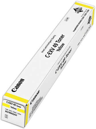 Тонер CANON (C-EXV49Y) для Canon IR C3320/C3320i/C3325i/C3330i/C3500, желтый, ресурс 19000 страниц, 8527B002
