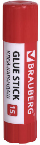 Клей-карандаш 15 г ВЫГОДНАЯ УПАКОВКА BRAUBERG, 3 штуки на блистере, 271307