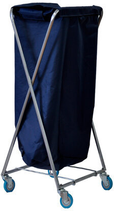 Тележка уборочная Eco-Force HOTEL (отель, кафе, столовые, офис) бельё/мусор, держатель для мешка, мешок, 26EF/5