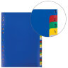 Разделитель пластиковый ОФИСМАГ, А4, 31 лист, цифровой 1-31, оглавление, цветной, РОССИЯ, 225618