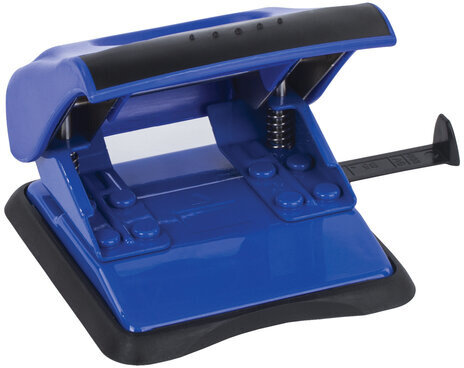 Дырокол BRAUBERG "JET PRO", до 30 листов, сине-черный, 228600