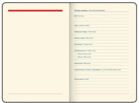 Ежедневник датированный 2026 А5 148х218 мм, GALANT "Infinity Silver", под кожу, красный, 117497