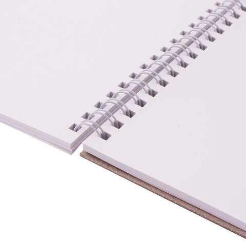 Скетчбук-блокнот для рисования белая бумага 100 г/м2, 205х290 мм, 50 л., КОМПЛЕКТ 2 шт., BRAUBERG, 880274