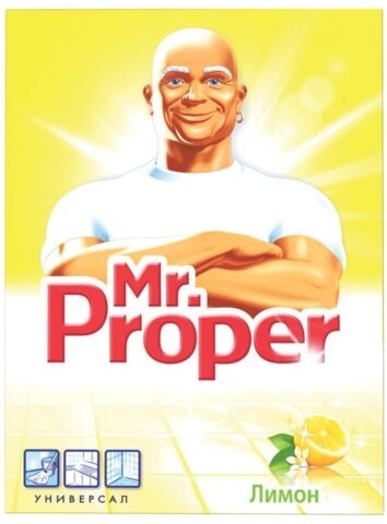 Чистящее средство 400 г, MR.PROPER (Мистер Пропер) "Лимон", универсал, порошок