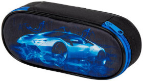 Пенал-футляр BRAUBERG, 1 отделение, полиэстер, органайзер, 21х9х5 см, &quot;Dream car&quot;, 271037