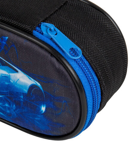 Пенал-футляр BRAUBERG, 1 отделение, полиэстер, органайзер, 21х9х5 см, "Dream car", 271037