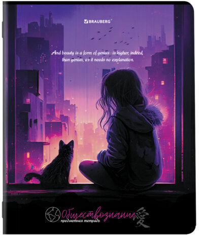 Тетради предметные, КОМПЛЕКТ 12 ПРЕДМЕТОВ, "ANIME GIRLS", 48 л., матовая ламинация, BRAUBERG, 404832