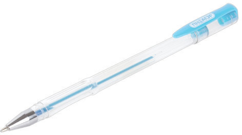 Ручки гелевые ПИФАГОР, НАБОР 6 ЦВЕТОВ, ПАСТЕЛЬНЫЕ, корпус прозрачный, узел 0,7 мм, линия письма 0,5 мм, 142797