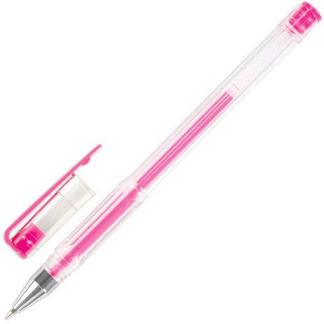 Ручки гелевые ПИФАГОР, НАБОР 6 ЦВЕТОВ, ПАСТЕЛЬНЫЕ, корпус прозрачный, узел 0,7 мм, линия письма 0,5 мм, 142797