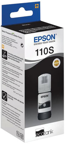 Чернила EPSON 110S (C13T01L14A) для СНПЧ EPSON M1100 / 1120 / 2140, черные, ОРИГИНАЛЬНЫЕ
